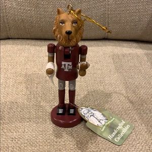 Reveille Texas aTm Aggies Football Nutcracker Christmas Ornament